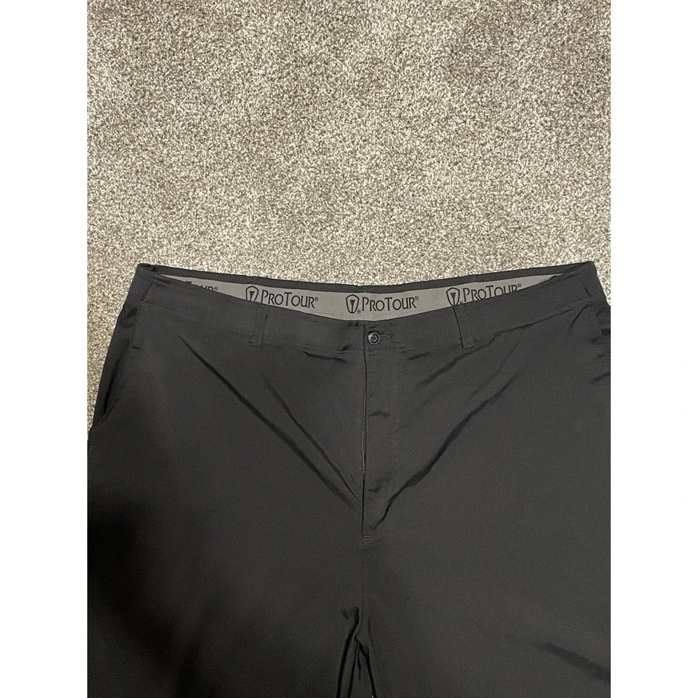Mens Pro Tour Golf‎ Shorts Stretch Black Lightweight Athletic Performance 46